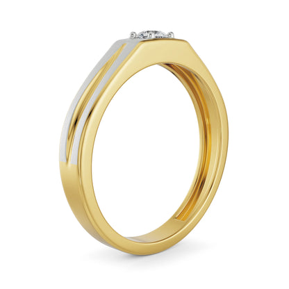 Minimalist Lab Grown Radiant Band for Gent