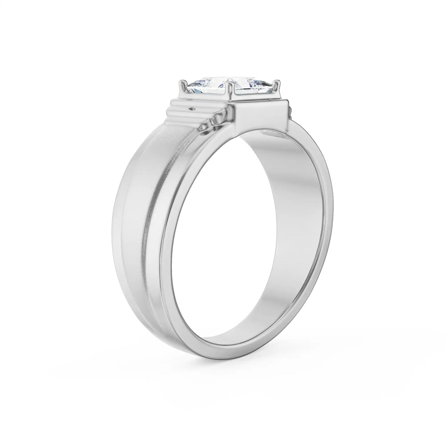 Dexter 1 CT Princess Cut Lab Grown Brilliant Circle