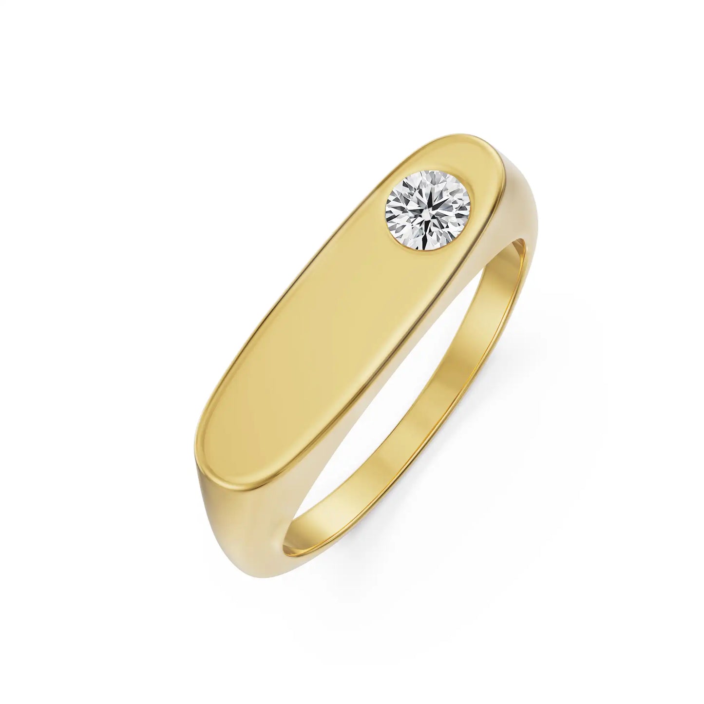 Singular Spark Lab Grown Radiant Band