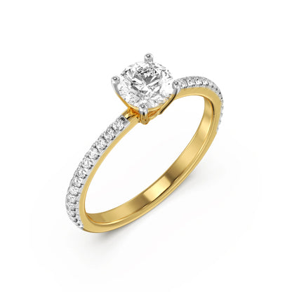 Timeless Lab Grown Luxe Solitaire Ring