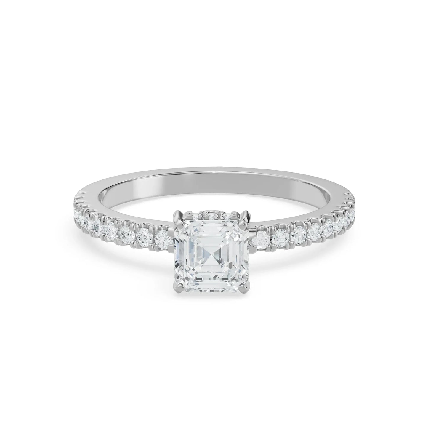 Ethereal Lab Brilliant Engagement Band for Her