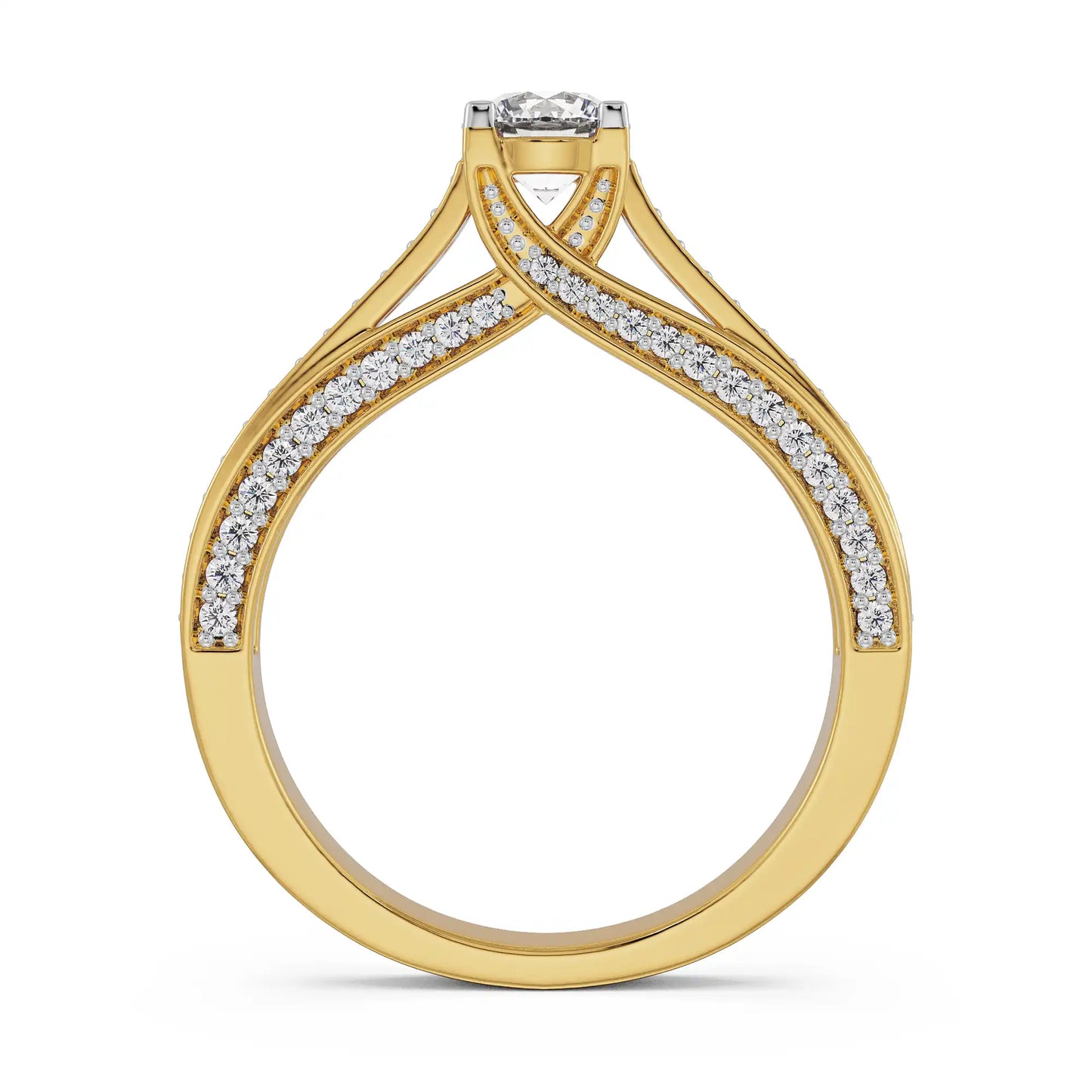 Heritage Lab Grown Radiant Solitaire Band