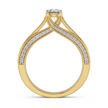 Heritage Lab Grown Radiant Solitaire Band