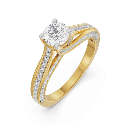 Heritage Lab Grown Radiant Solitaire Band