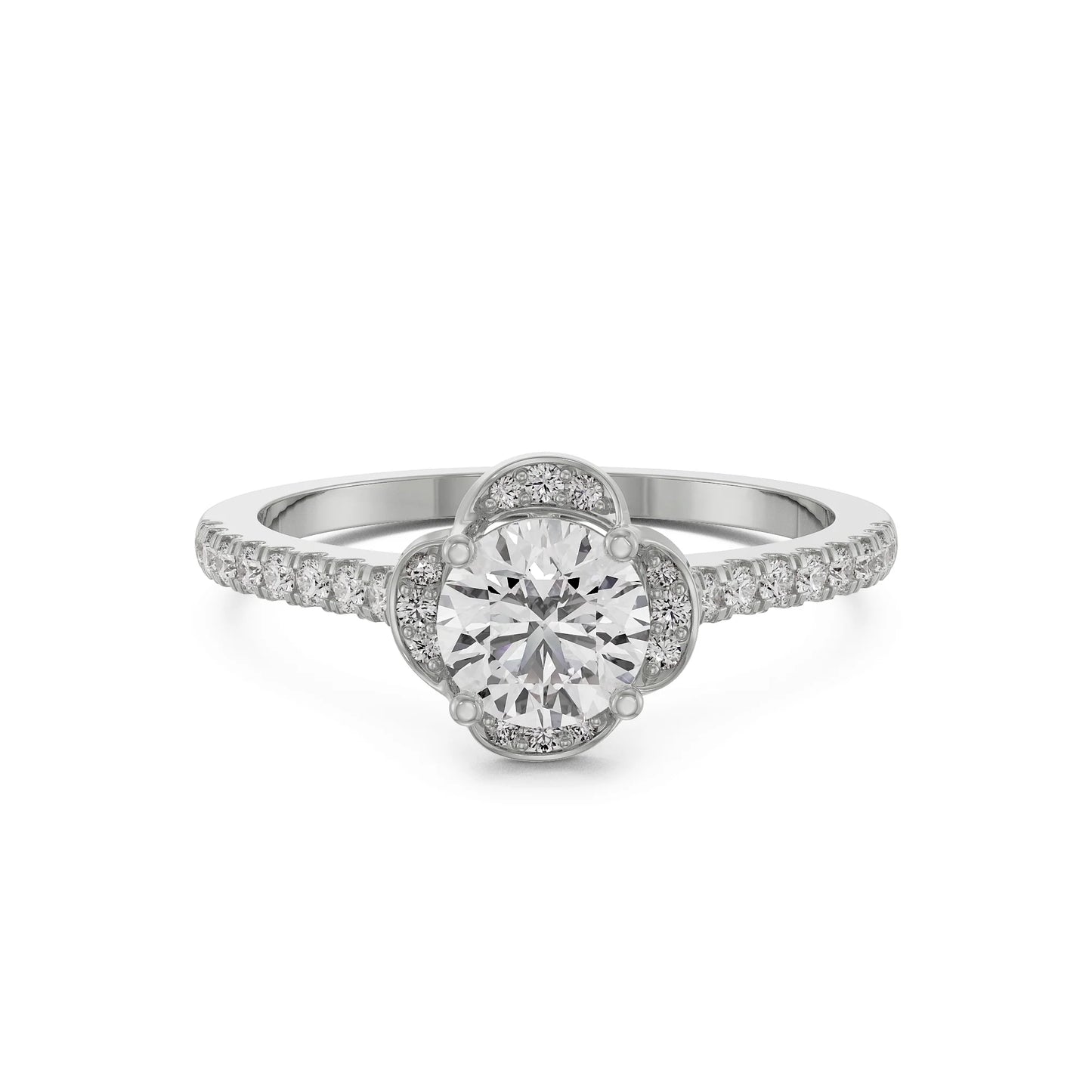 Victorian Halo Lab Grown Brilliant Circle