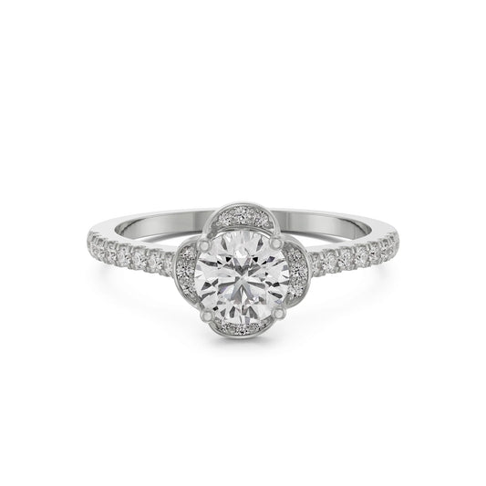 Victorian Halo Lab Grown Brilliant Circle