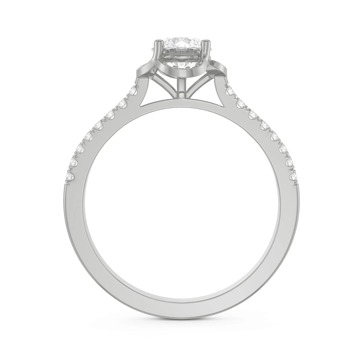 Victorian Halo Lab Grown Brilliant Circle