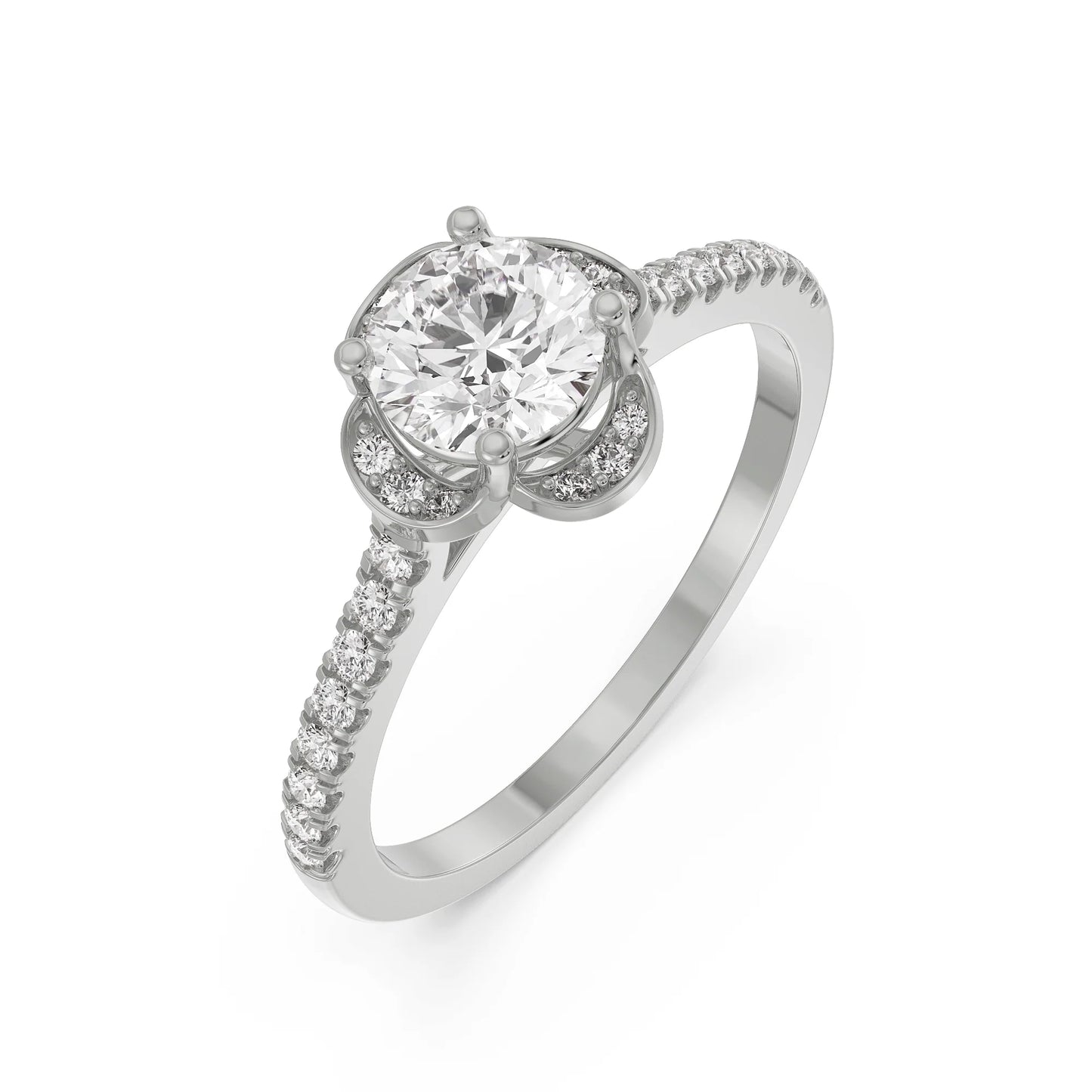 Victorian Halo Lab Grown Brilliant Circle