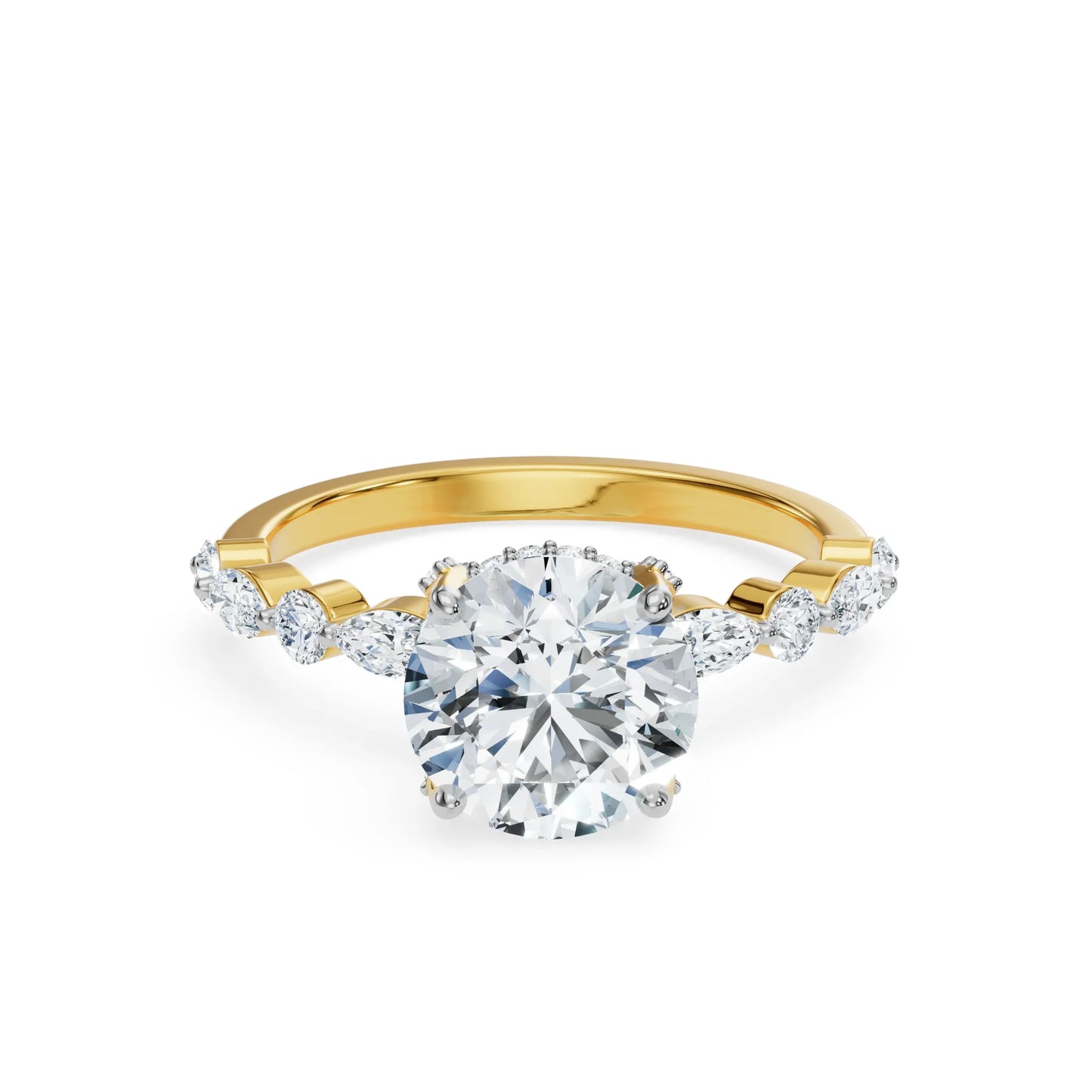 Halo Circular Lab Grown Brilliant Ring