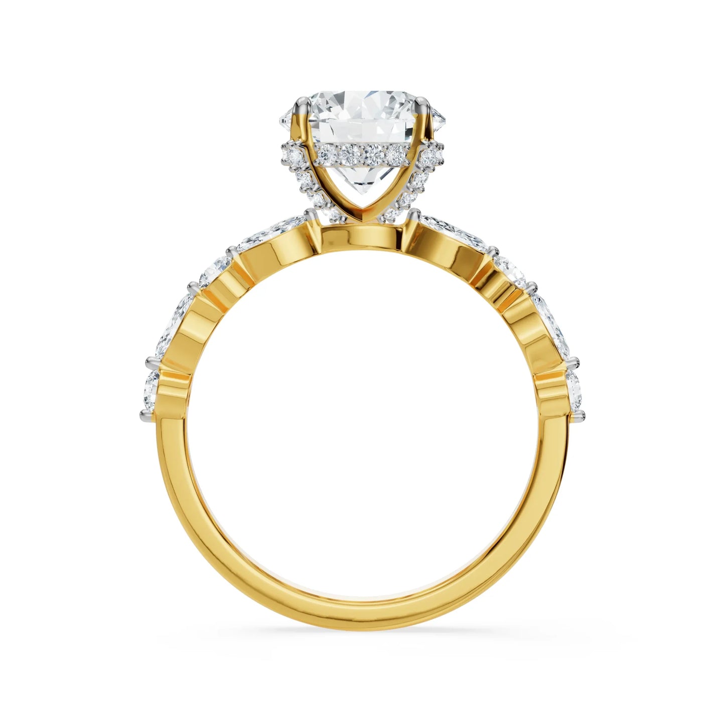 Halo Circular Lab Grown Brilliant Ring