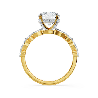 Halo Circular Lab Grown Brilliant Ring