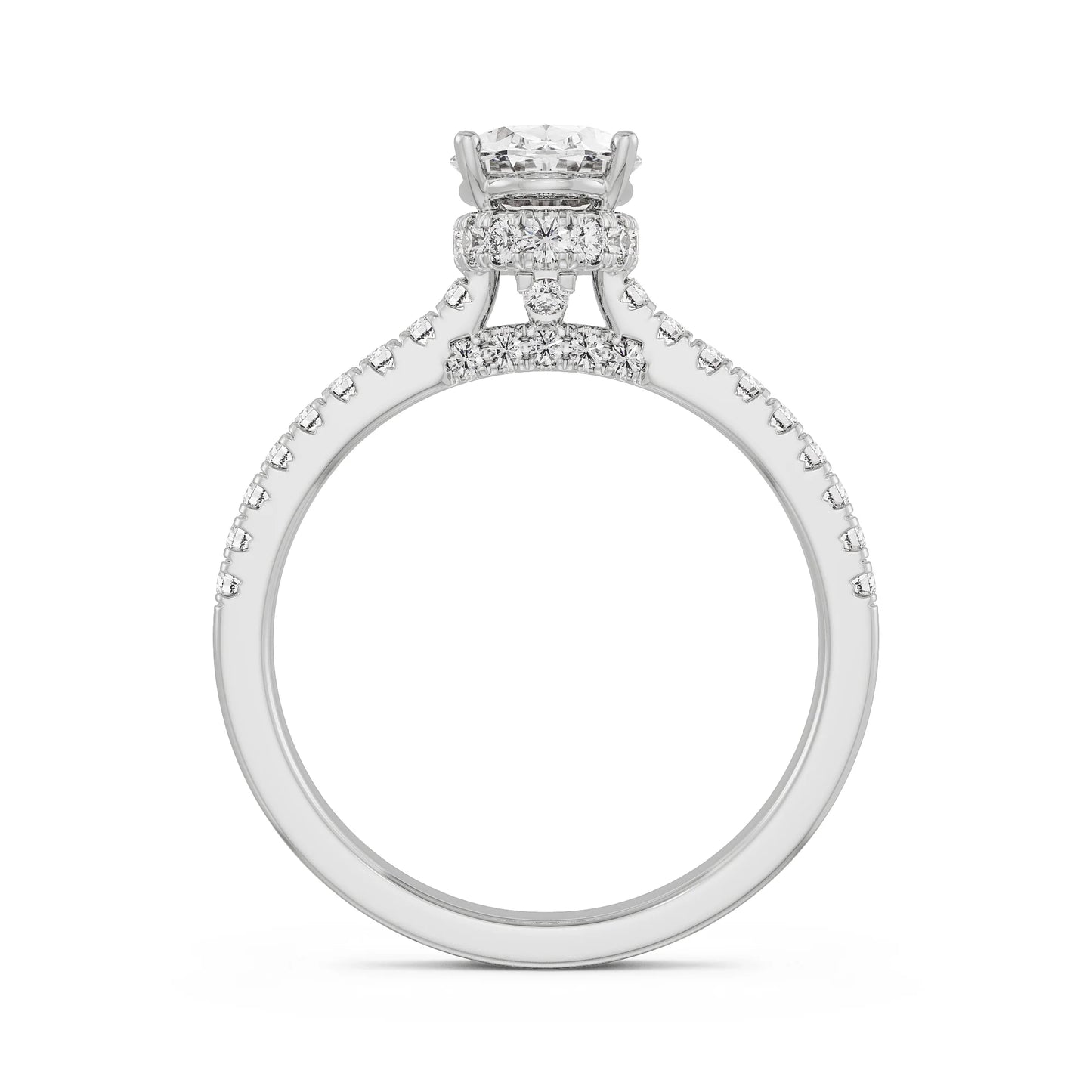 Timeless Oval Lab Grown Luxe Band