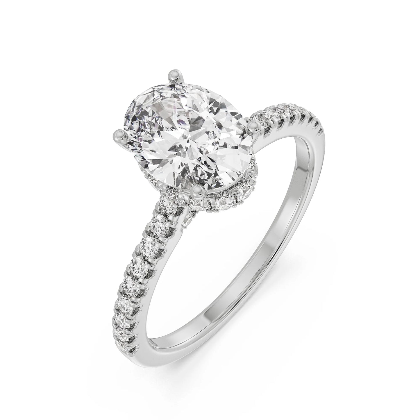 Timeless Oval Lab Grown Luxe Band