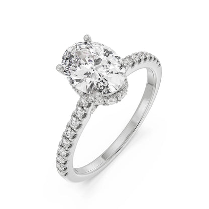 Timeless Oval Lab Grown Luxe Band