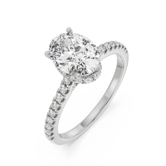 Timeless Oval Lab Grown Luxe Band
