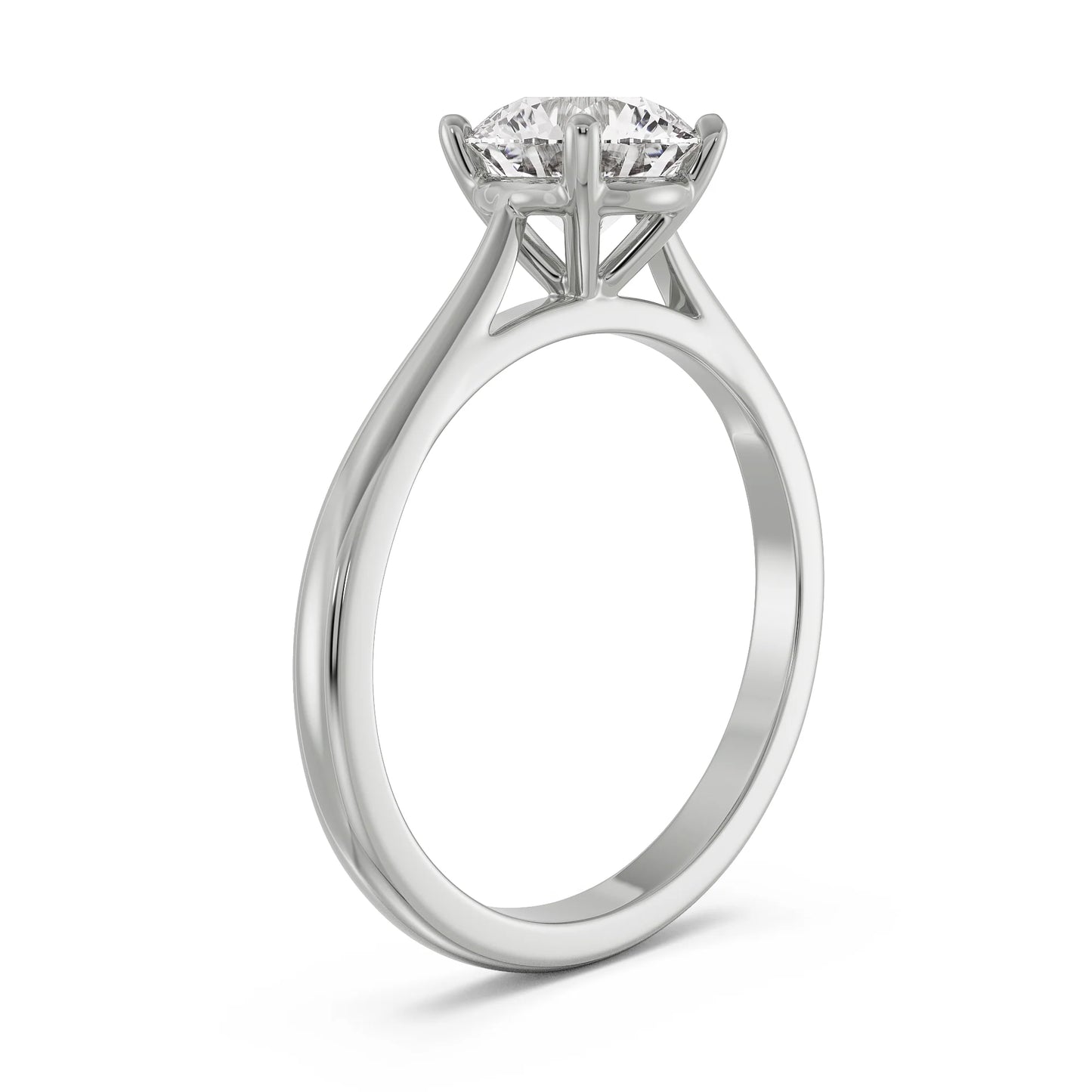 Circular Lab Grown Brilliant Engagement Ring