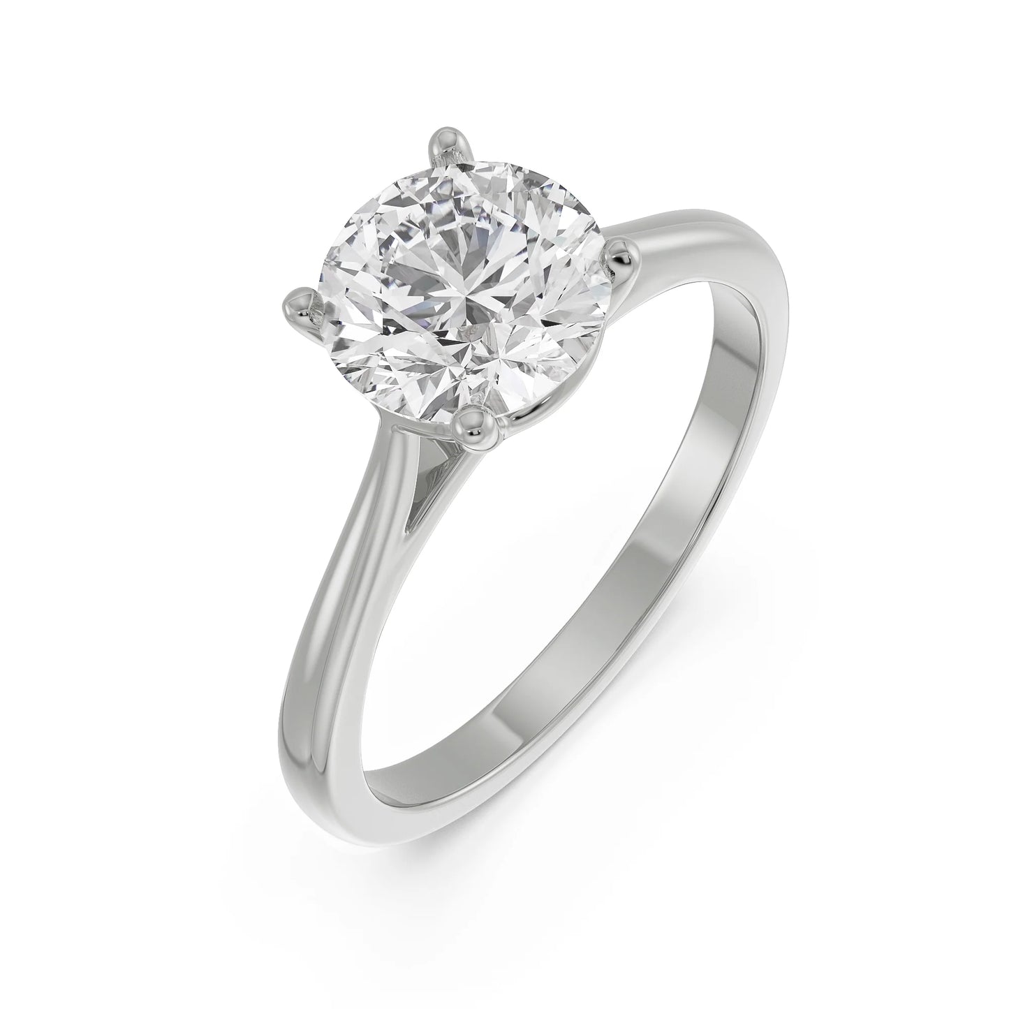 Circular Lab Grown Brilliant Engagement Ring