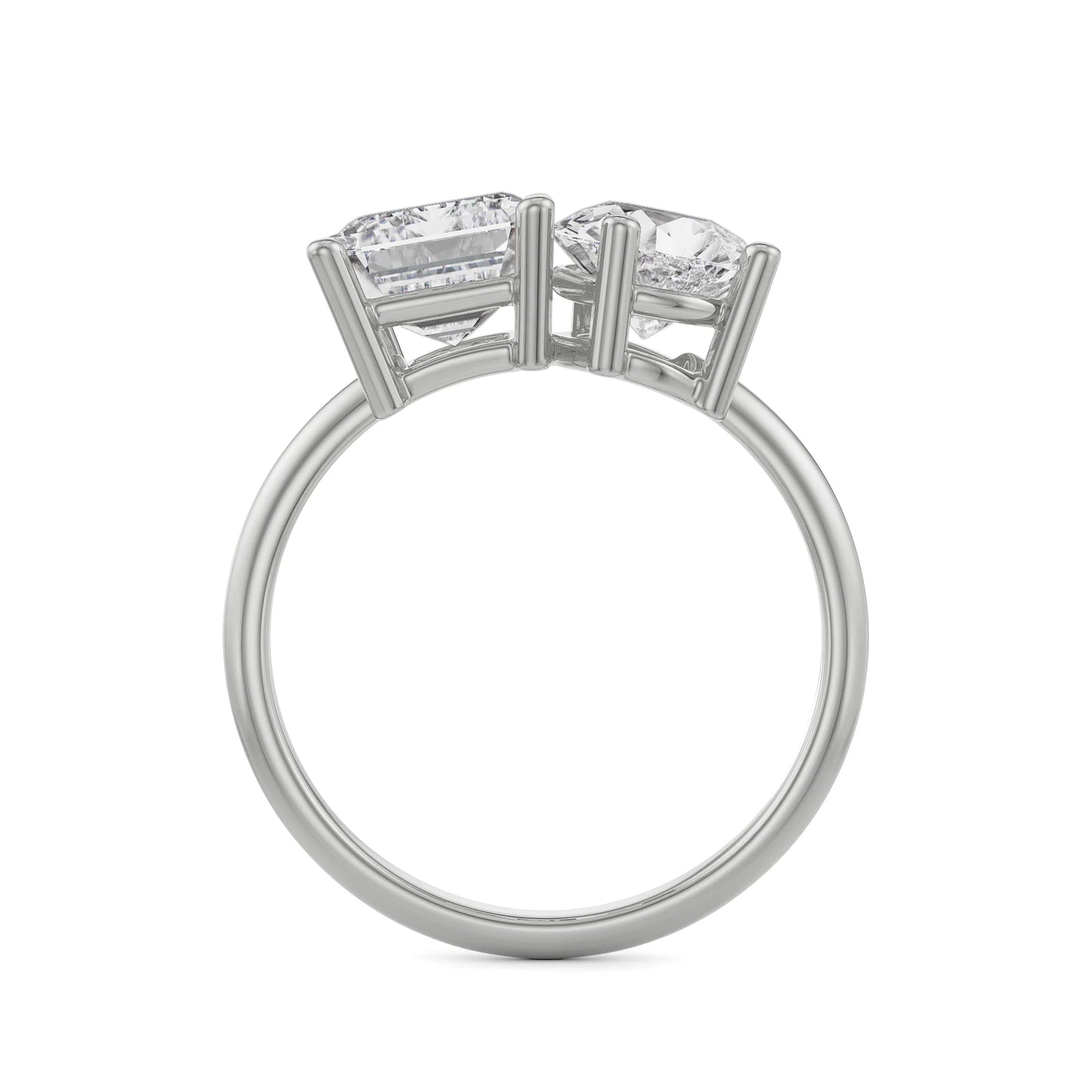 Emerald and Pear Lab Grown Radiant Circle