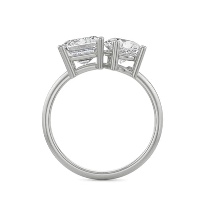Emerald and Pear Lab Grown Radiant Circle