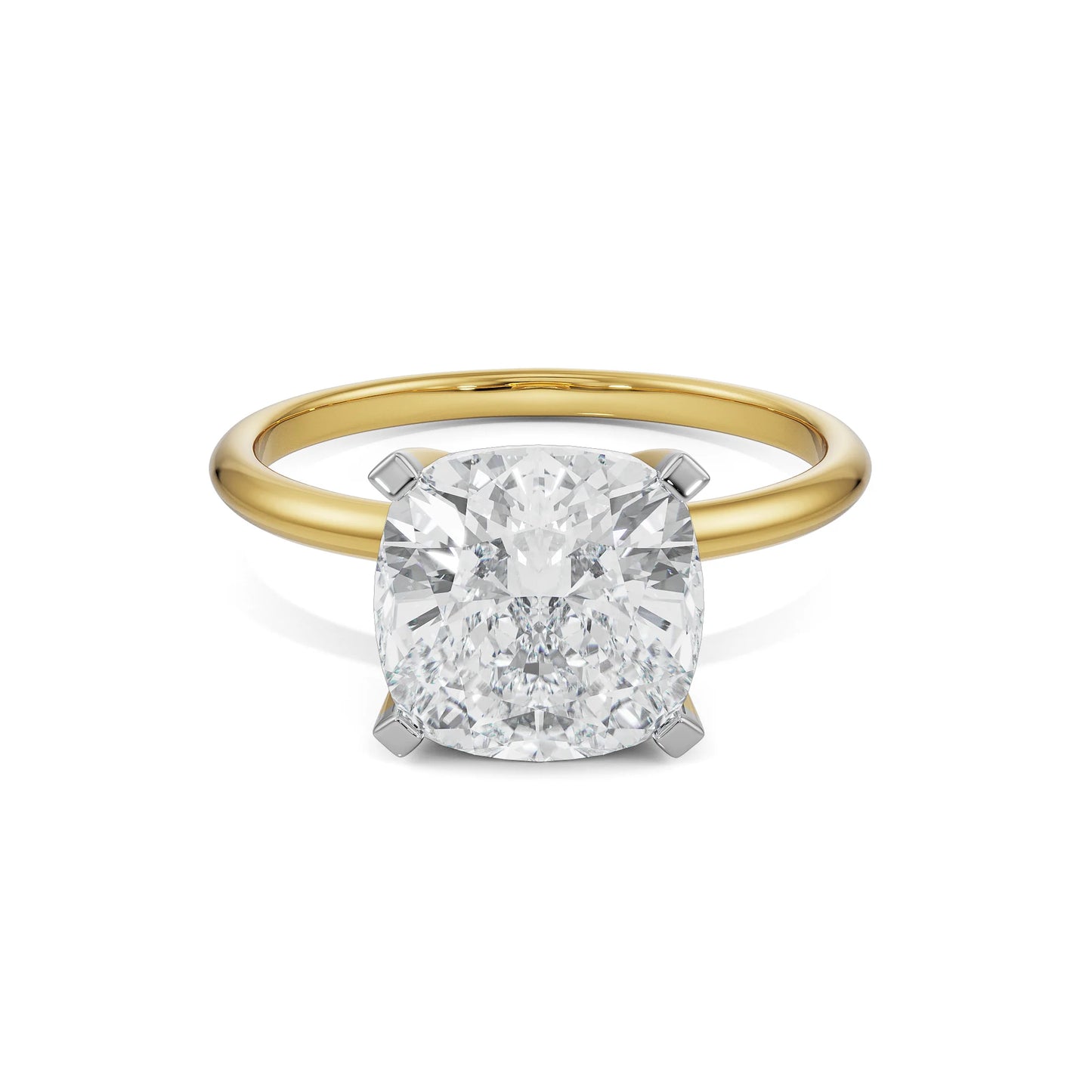 Lab Grown Luxe Signature Cushion Cut Engagement Ring