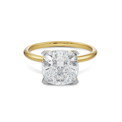Lab Grown Luxe Signature Cushion Cut Engagement Ring