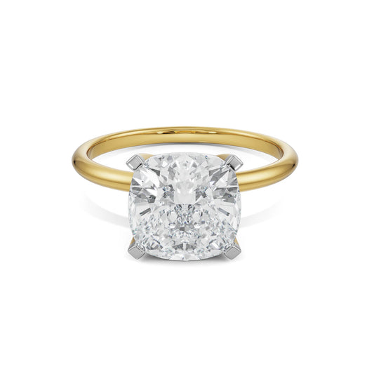 Lab Grown Luxe Signature Cushion Cut Engagement Ring