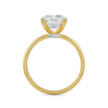 Lab Grown Luxe Signature Cushion Cut Engagement Ring