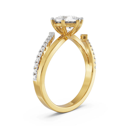Circular Fusion Lab Grown Radiant Ring