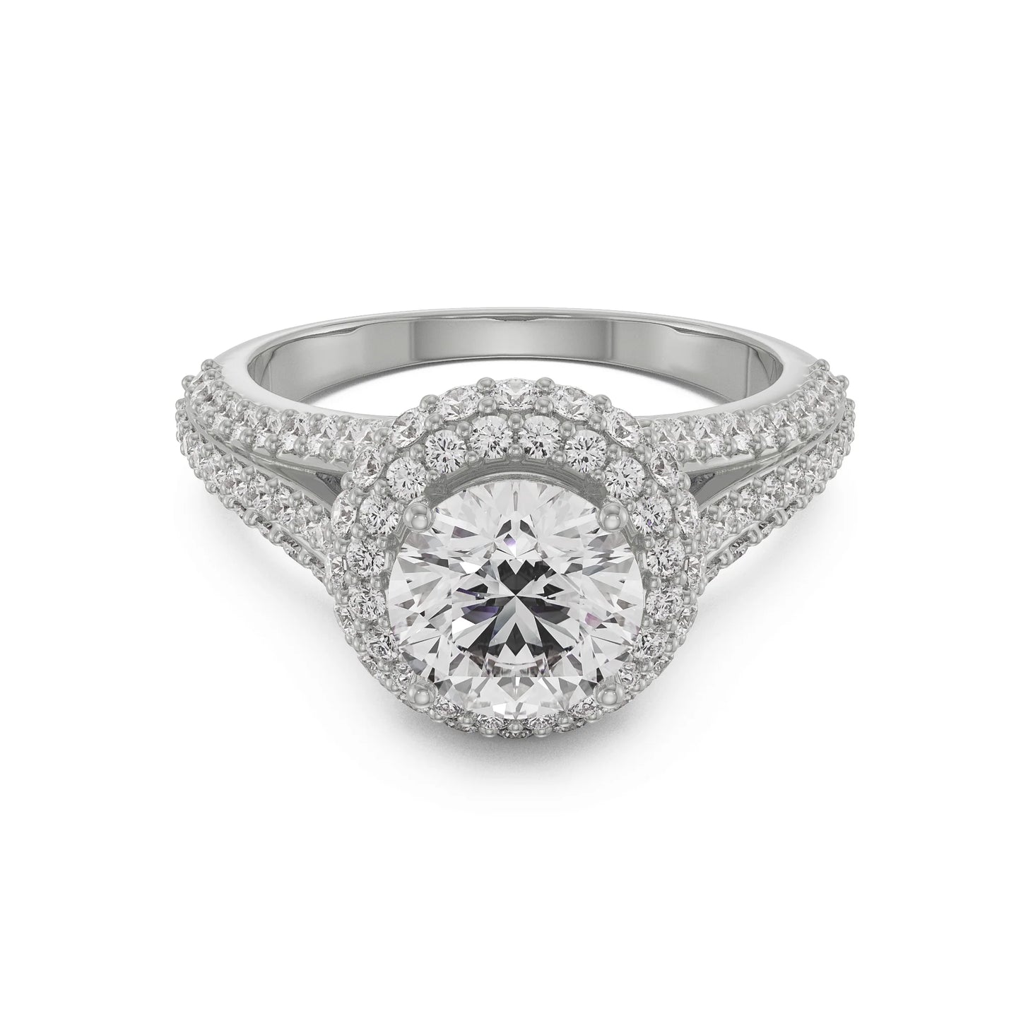 Royal Lab Grown Brilliant Halo Circle