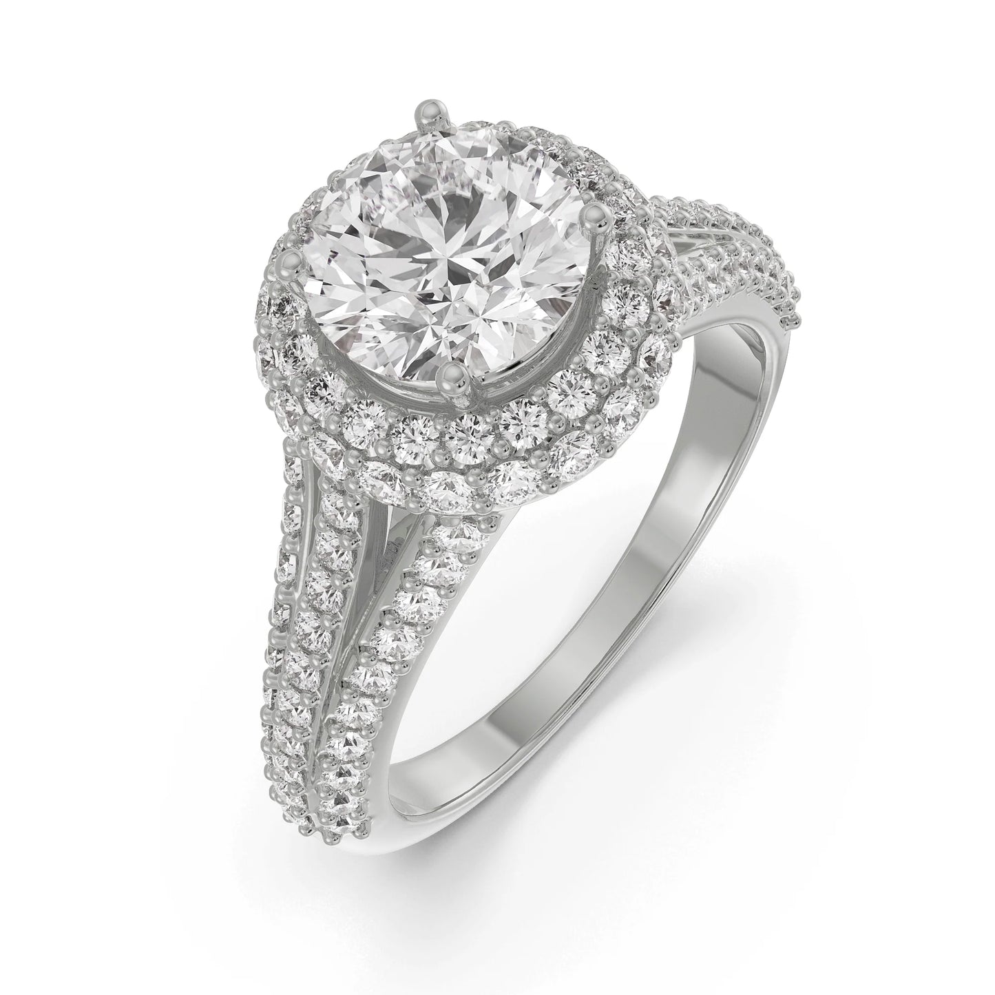 Royal Lab Grown Brilliant Halo Circle