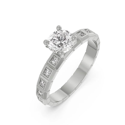 Icy Pavé Lab Grown Radiant Band