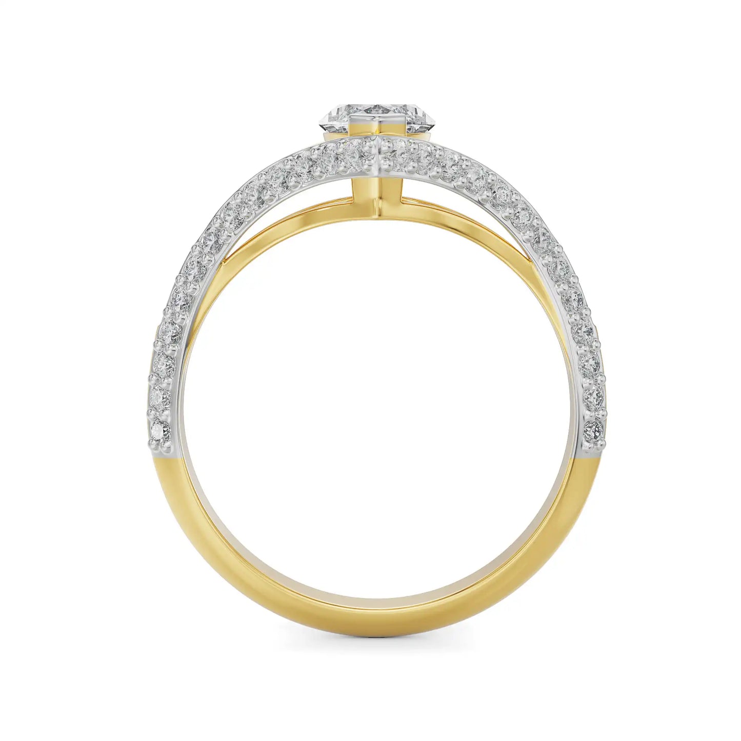 Marquise Cut Lab Grown Brilliant Bridal Circle