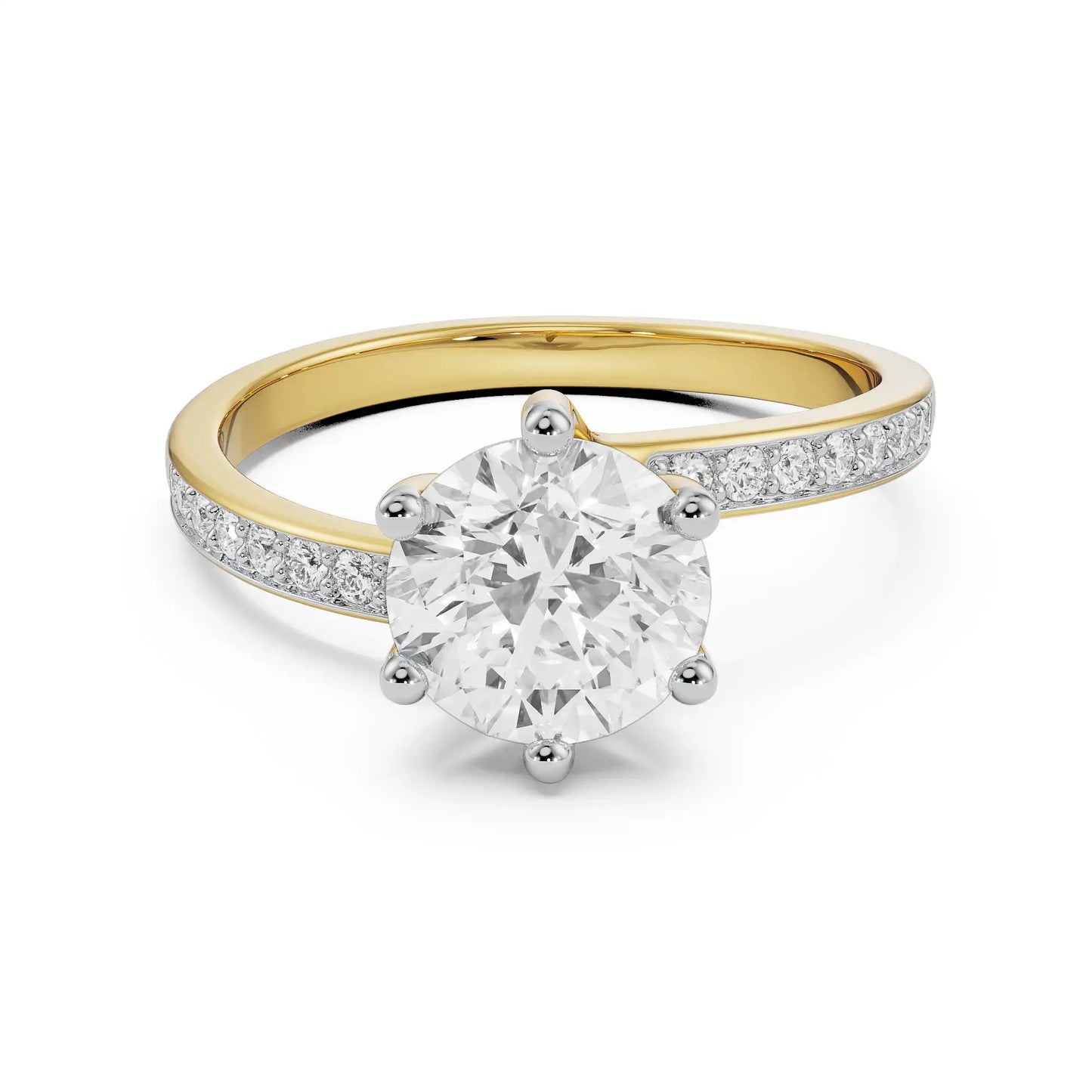 Twisted Lab Grown Brilliant Iconic Ring