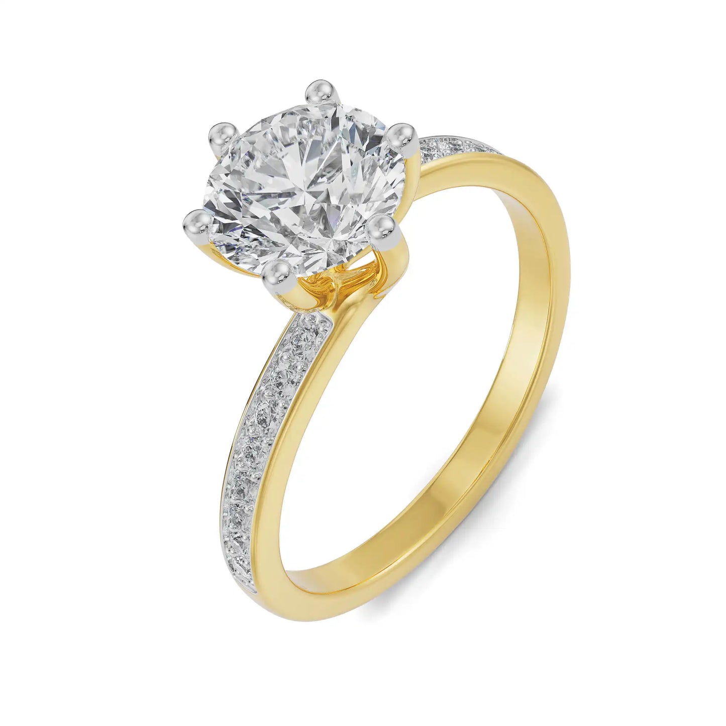 Twisted Lab Grown Brilliant Iconic Ring
