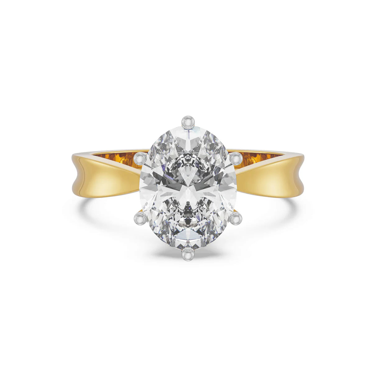 Oval Iconic Engagement Band