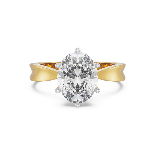 Oval Iconic Engagement Band