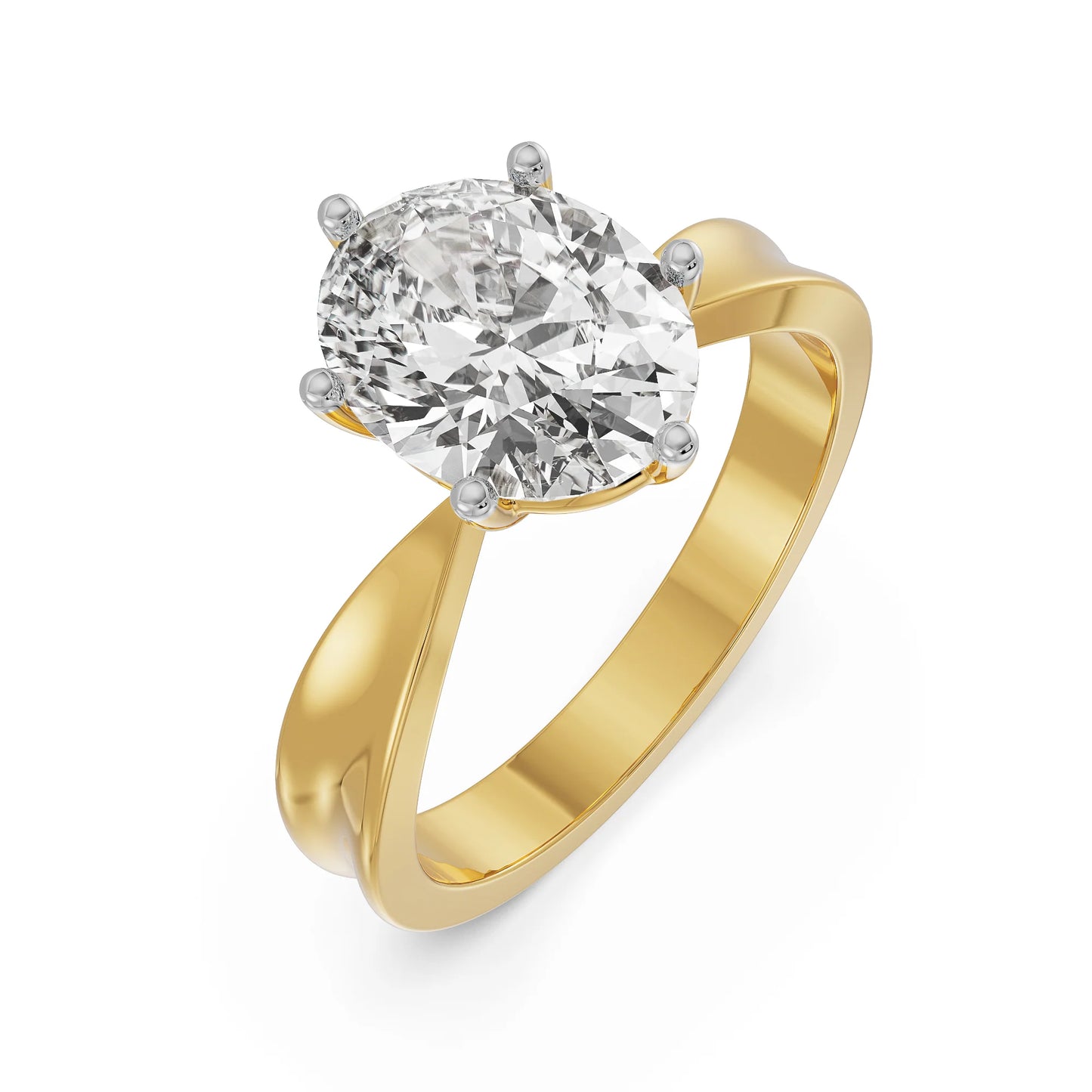 Oval Iconic Engagement Band