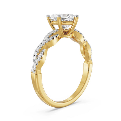 Heart Infinity Lab Grown Radiant Band