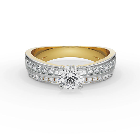 Gleaming Bridal Lab-Grown Radiant Engagement Set