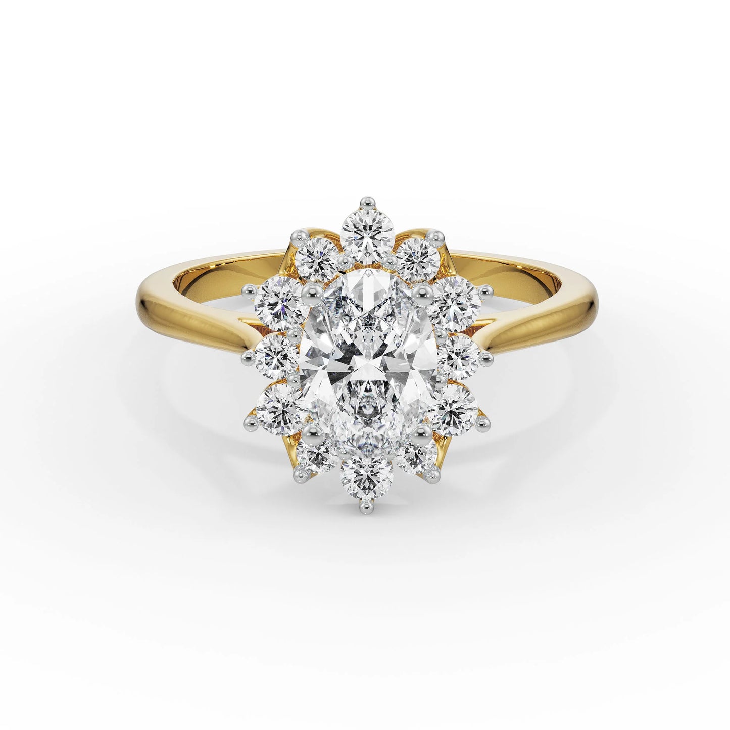 Royal Oval Cut Lab Grown Brilliant Circle
