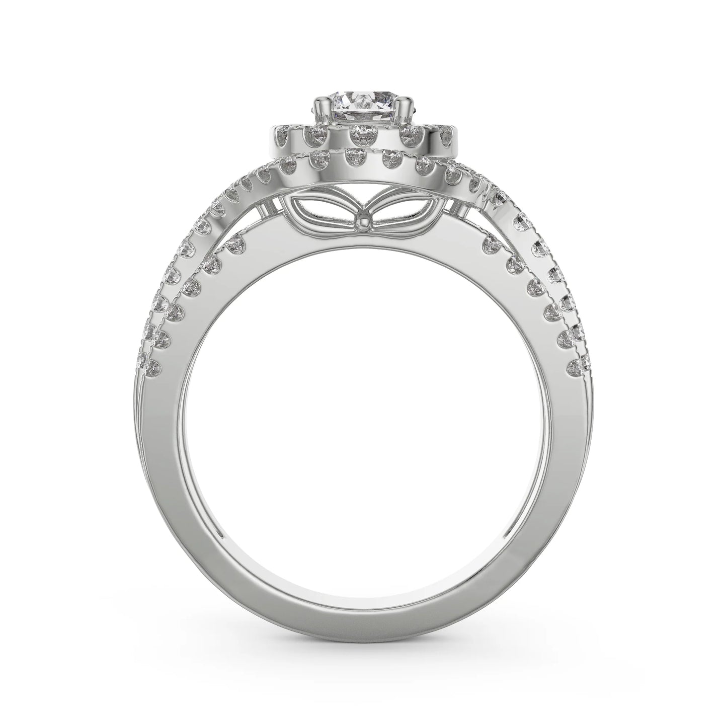 Duo Halo Lab Radiant Engagement Band