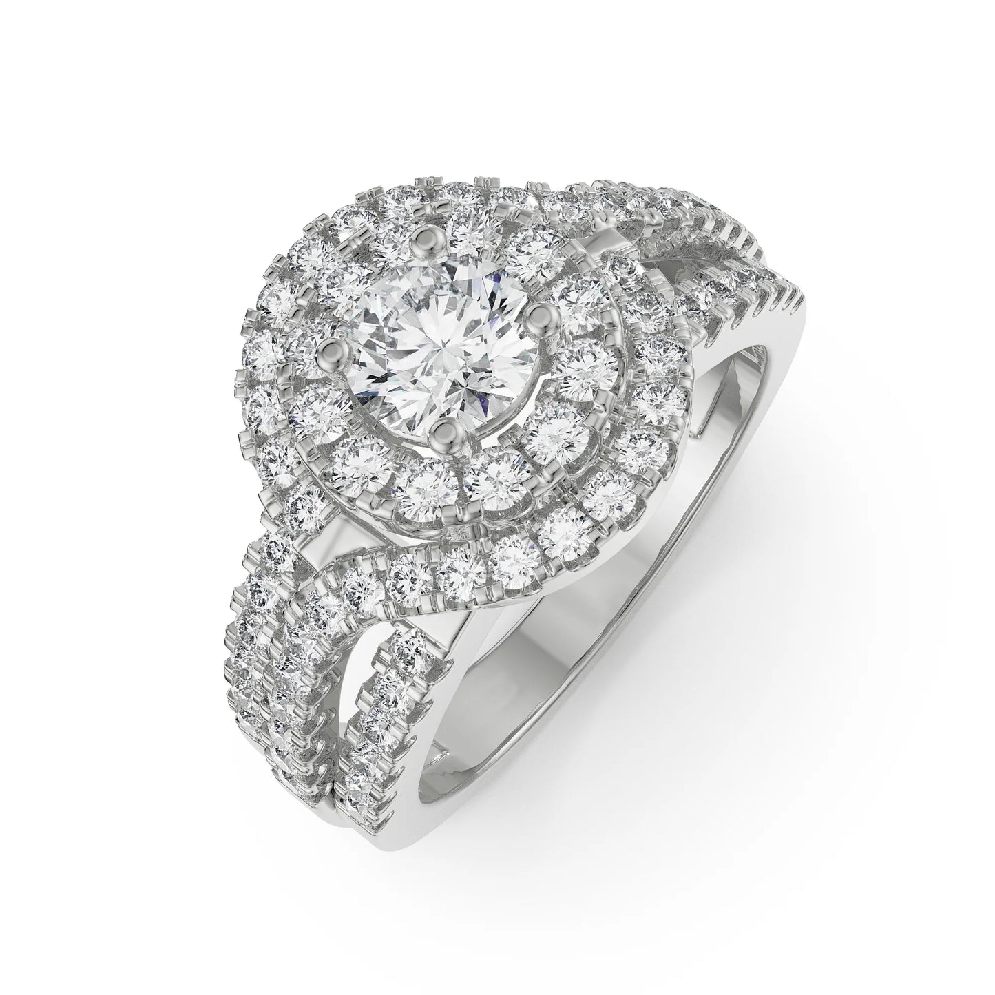 Duo Halo Lab Radiant Engagement Band