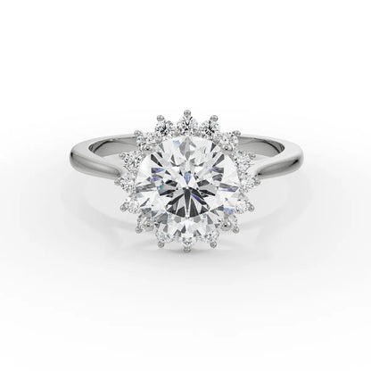 Sunkissed Halo Lab Grown Luxe Band