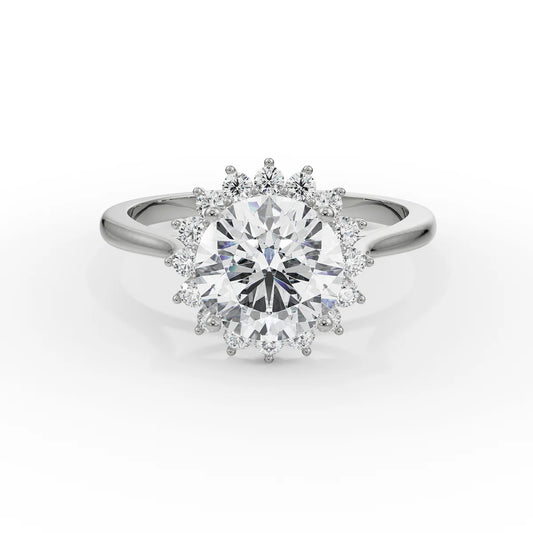 Sunkissed Halo Lab Grown Luxe Band