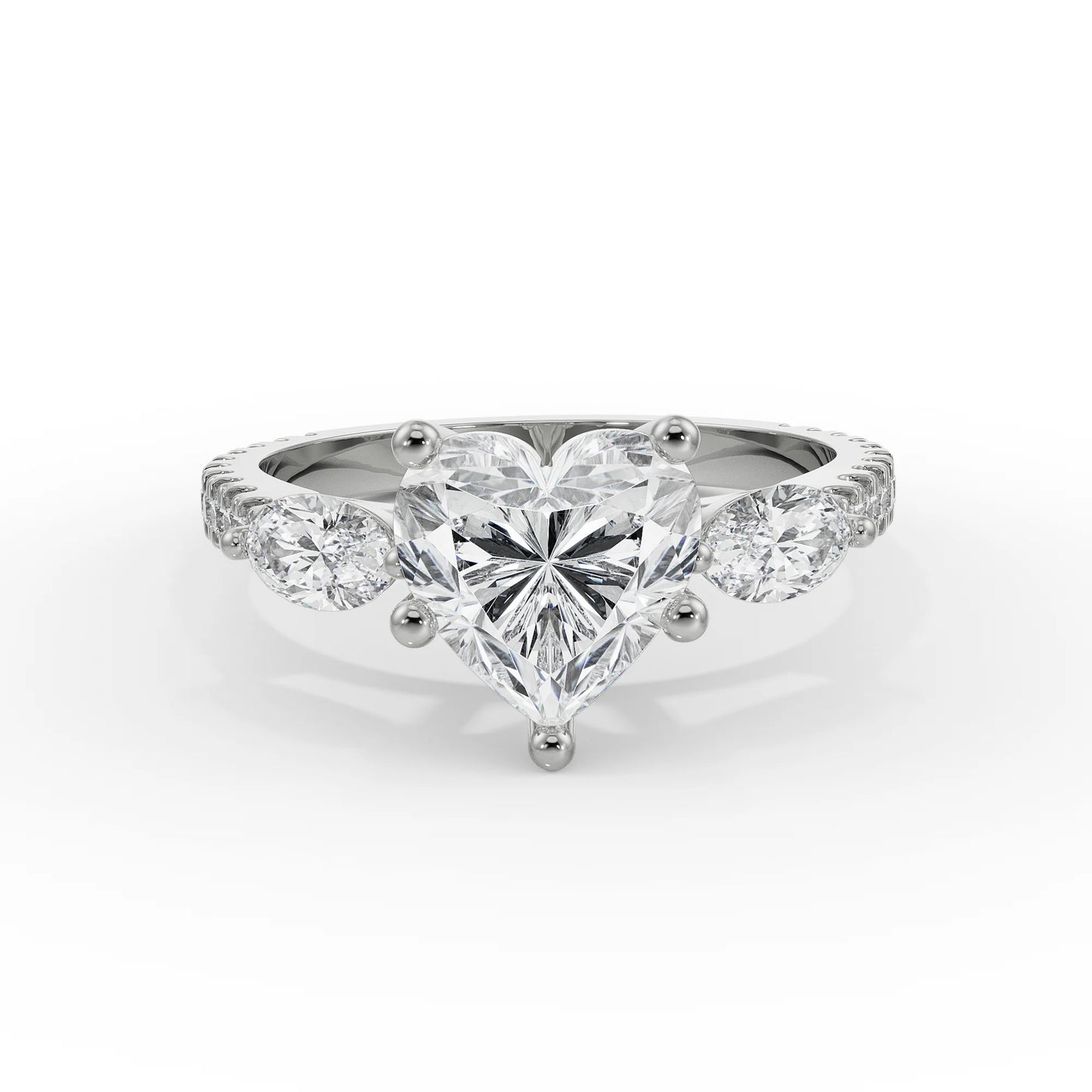 Heartfelt Lab Luxe Engagement Band