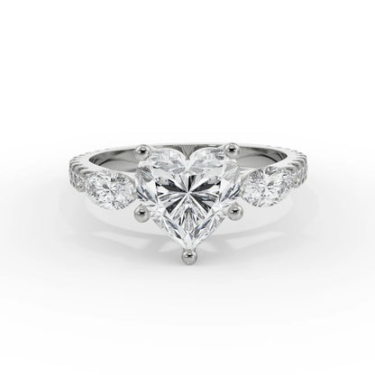 Heartfelt Lab Luxe Engagement Band