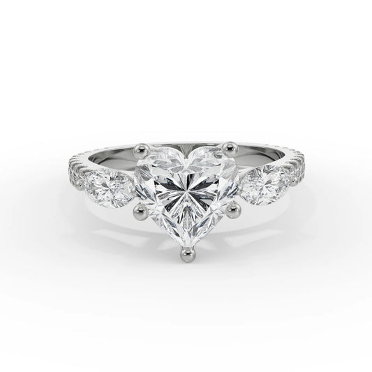Heartfelt Lab Luxe Engagement Band