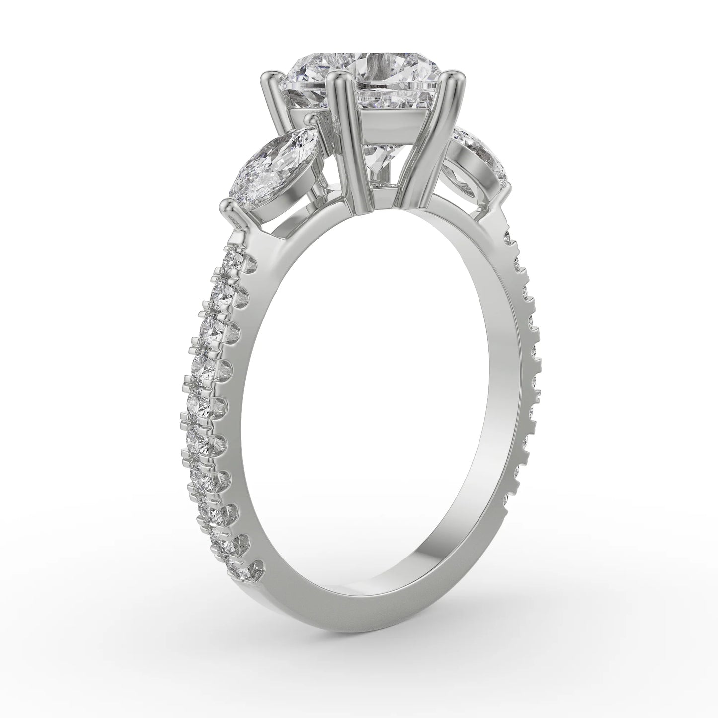 Heartfelt Lab Luxe Engagement Band