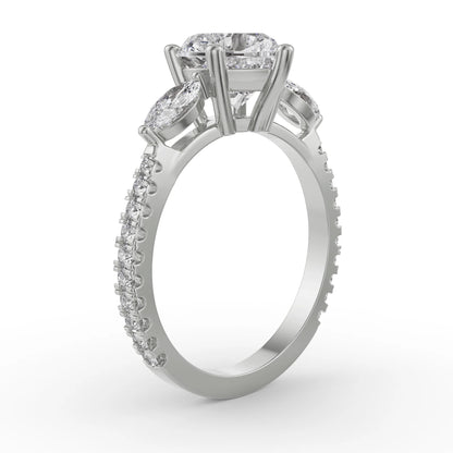 Heartfelt Lab Luxe Engagement Band