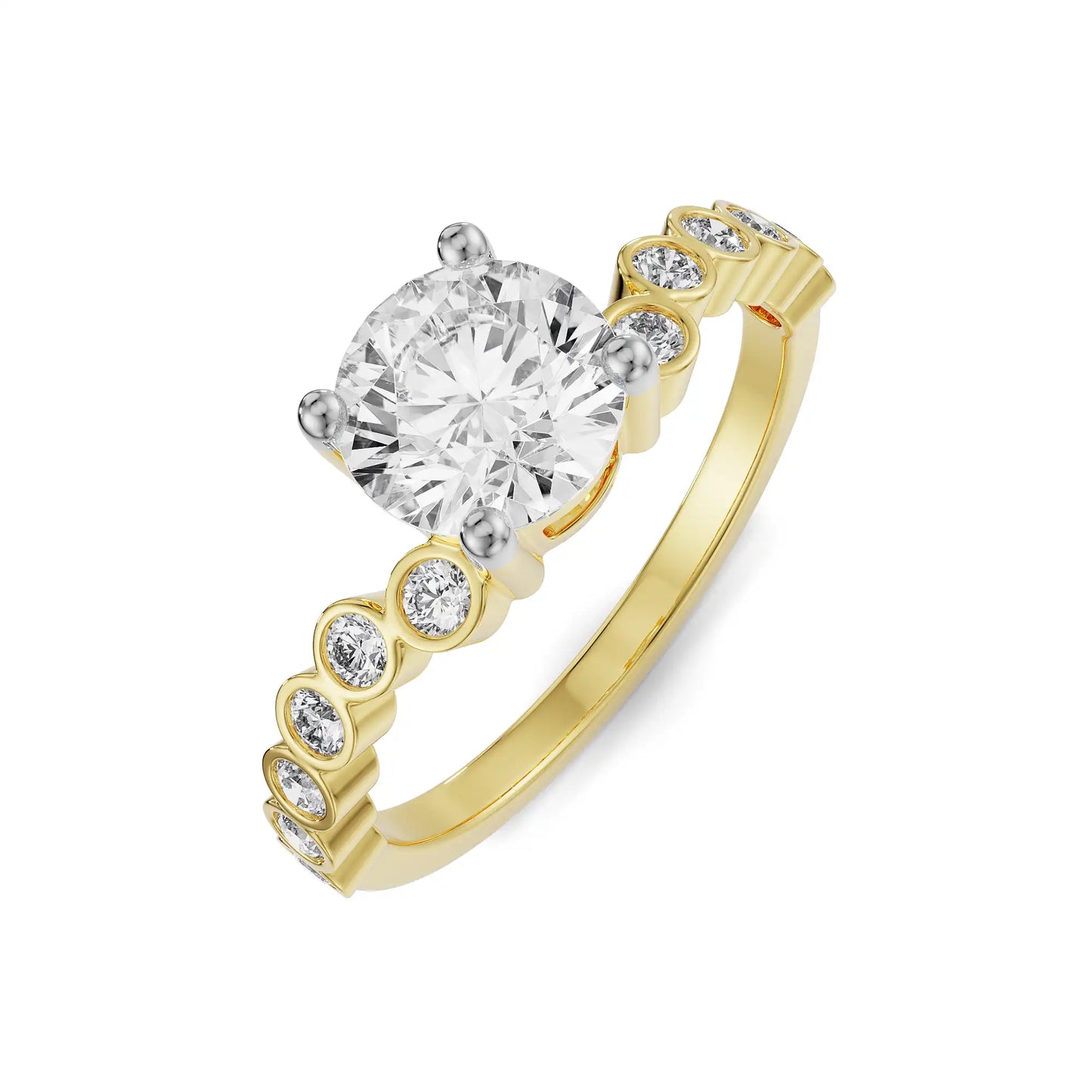 Rufus Circular Lab Grown Brilliant Ring